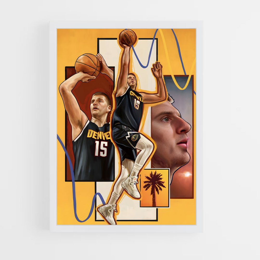Poster La Magie du Basket – affiche Basketball (vue 3)